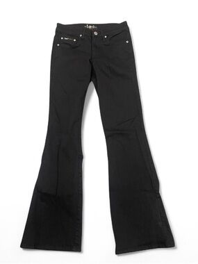 lei Black low rise pants
